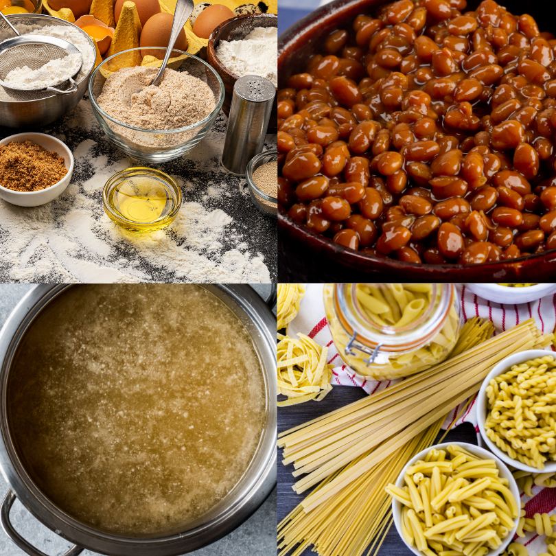 Pantry staples and dry goods